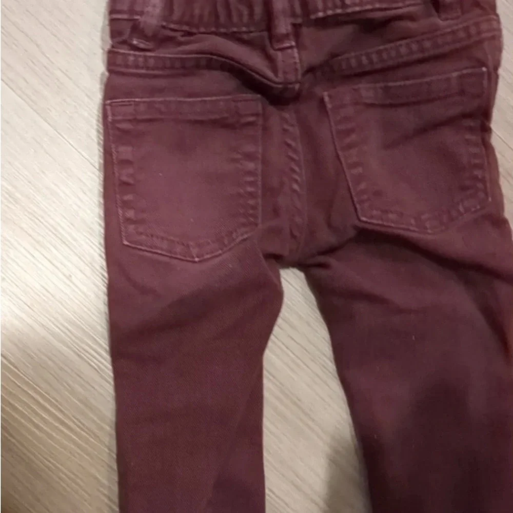 6 month outfit Green Carter's vest maroon corduroy baby gap pants